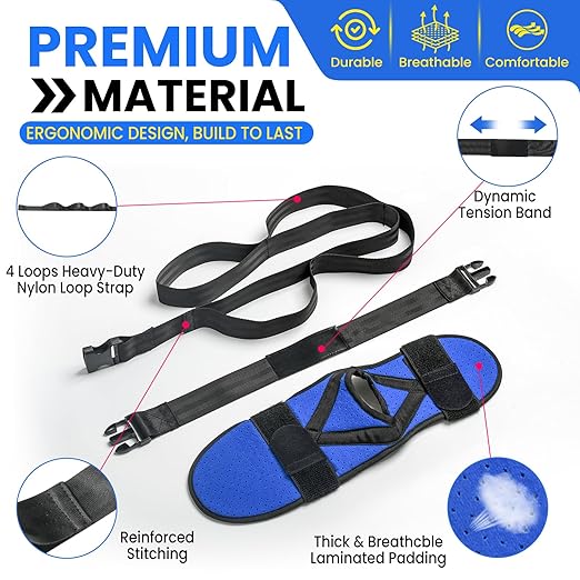 Knee Replacement Recovery Aids - Must Have Hip/Knee Surgery Recovery Equipment, Knee Rehabilitation Equipment for ACL PCL MCL Knee Surgery, Improve Mobility and Flexibility for Knee Pain