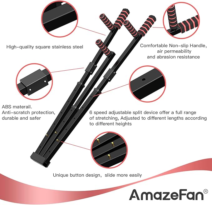 AmazeFan Leg Stretcher 3 Bar