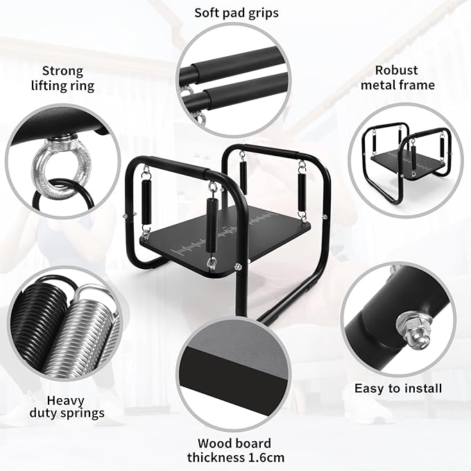 Wobble Balance Board for Adults with Metal Frame Balance Trainer, Standing Desk Balance Board for Physical Therapy Balance Training Equipment, Stability Trainer for Improve Balance, Core Strength