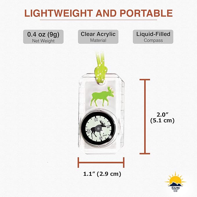 Big Discoveries Wildlife Compass for Kids - Children's