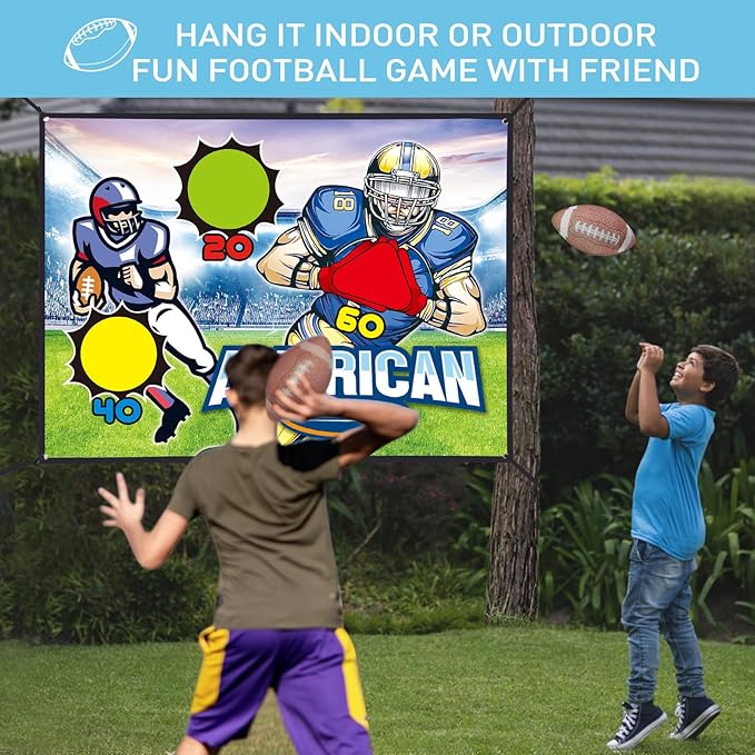 Football Toss Target Games for Ages 8-12 2 Soft