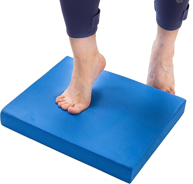 Stability Trainer Pad - 19.7''X 15.8" X 2.4" Foam Balance Exercise Pad Cushion for Therapy, Yoga, Dancing Balance Training, Pilates,and Fitness