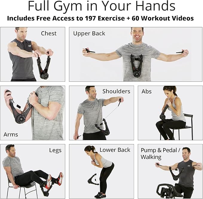 OYO Personal Gym - Full Body Portable Gym: Home, Office or Travel - NASA SpiraFlex Resistance Technology