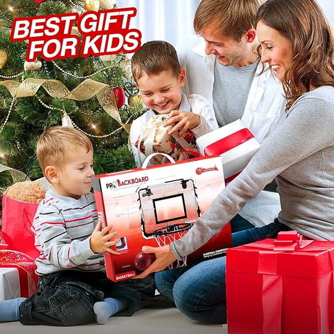 Hommtina Basketball Hoop Indoor Mini Basketball Hoop 3 Balls,