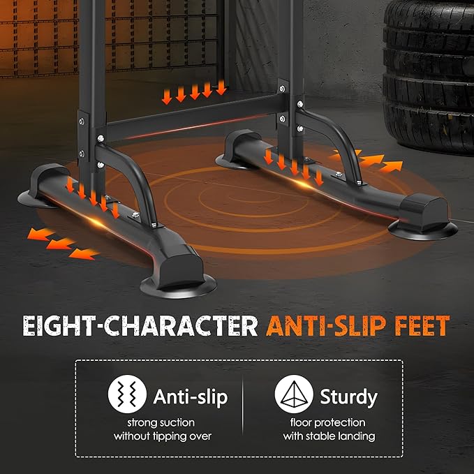 SogesHome Power Tower Pull Up Bar and Dip