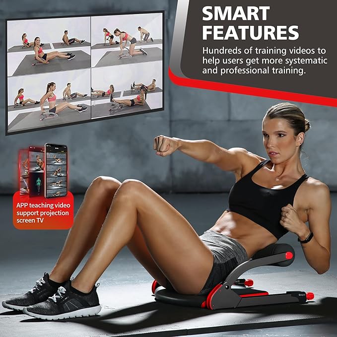 WONDER CORE SMART, Ab Machine, Ab Workout Equipment, Sit Up Machine & Exercise Equipment, Ab Crunch Machine for Stomach Workout, Ab Core Trainer Abdominal Machine for Home Gym