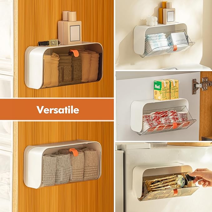 Poeland Wall Mounted Storage Box 2)
