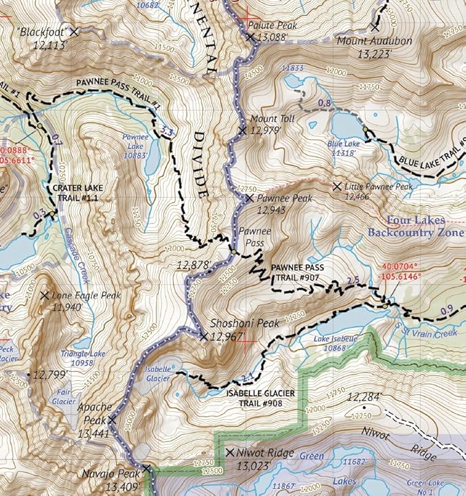 Indian Peaks - James Peak Wilderness - Colorado (2021)