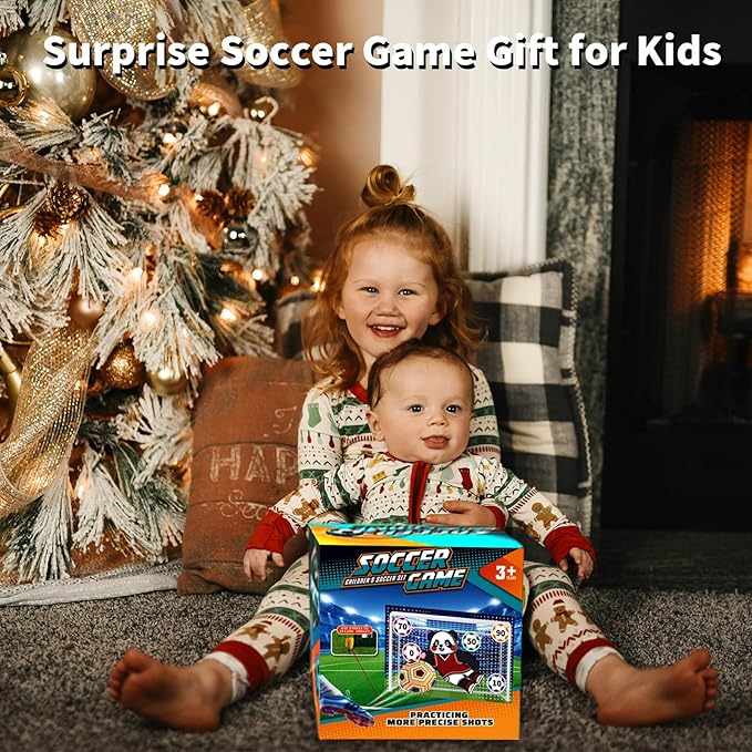 Soccer Ball Game Mat Set -Outdoor/Indoor/Backyard/Mini Soccer Toys Christmas(59 X 39.3 in)