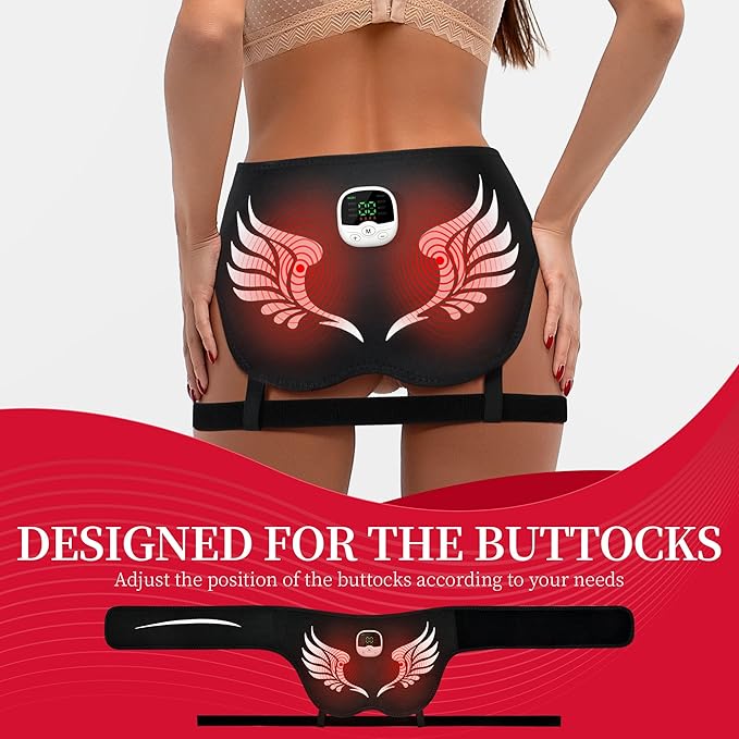 ABS Stimulator Buttocks - Intelligent Wireless Fitness Apparatus AST-301) with 8 Modes