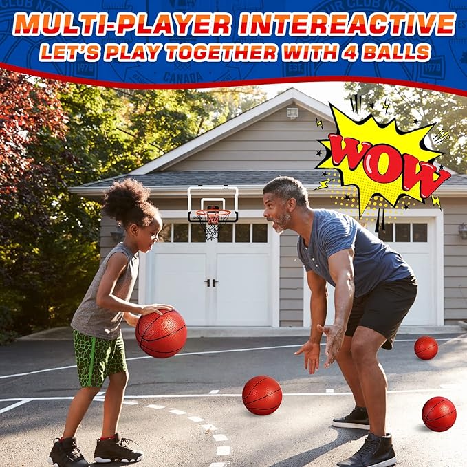 Indoor Mini Basketball Hoop for Kids and Adults
