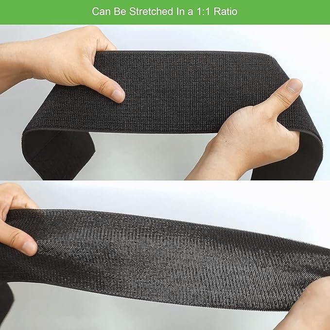 Belt For Belly Body Straps Elastic Bandage Bands Wraps For Slimming Beauty Machine Spare Parts 4.93Inch Wide 5 Pieces Per Set For Body Shape Machine Elitzia ETMW919W (2 Straps)