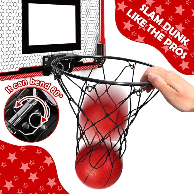 Indoor Mini Basketball Hoop for Kids and Adults
