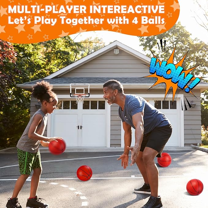Indoor Mini Basketball Hoop for Kids and Adults