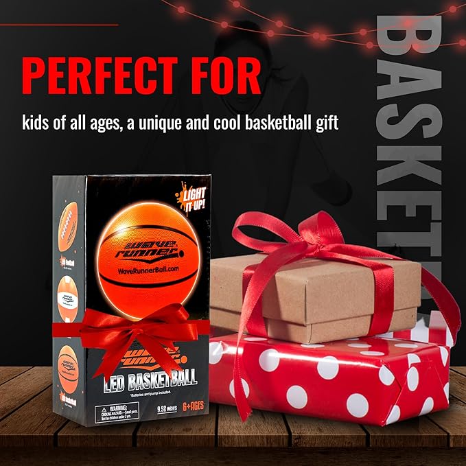 Wave Runner Glow in The Dark Basketball -Official 7 Light