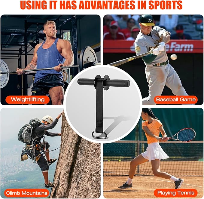 TOBWOLF Forearm Strengthener and Wrist Roller with Quick