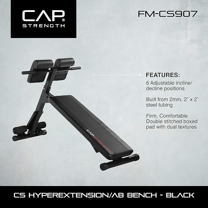 CAP Barbell Hyperextension/Ab Bench