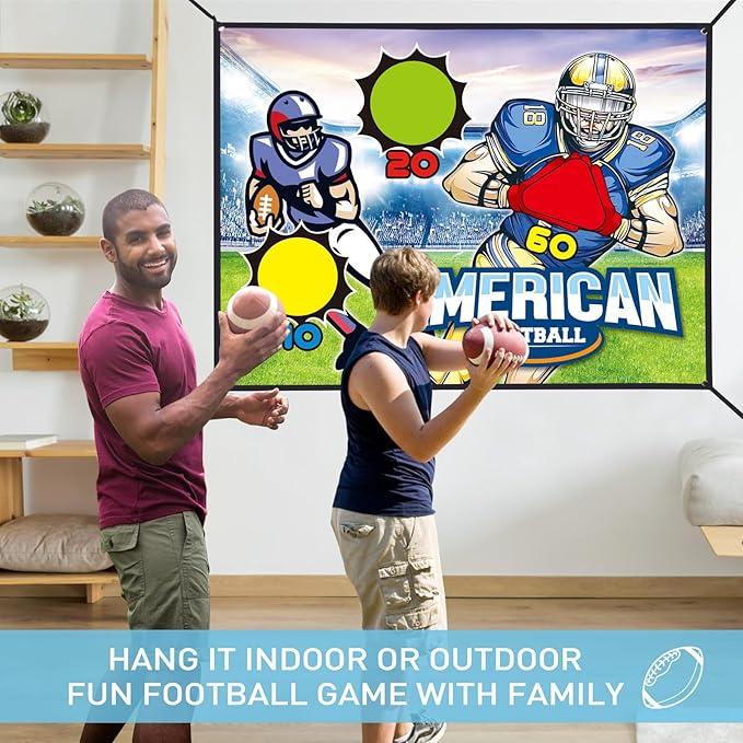 Football Toss Target Games for Ages 8-12 2 Soft