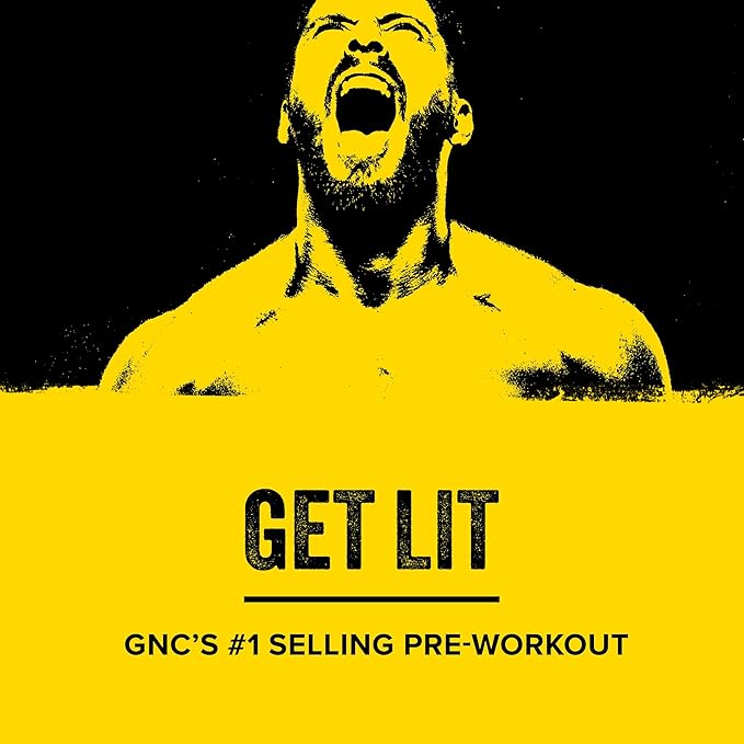 Beyond Raw LIT PreWorkout Powder Supplement For Men and Women, Energy, Focus, Endurance, Pumps, Nitric Oxide Boost, 250mg Caffeine, Creatine, Beta Alanine, Orange Mango, 30 Servings