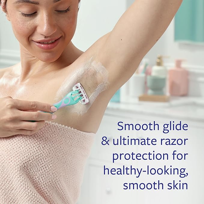 Skintimate Skin Therapy Sensitive Skin Moisturizing Shave Gel for Women with Vitamin E, Aloe and Olive Butter, 7 oz - 3 Pack