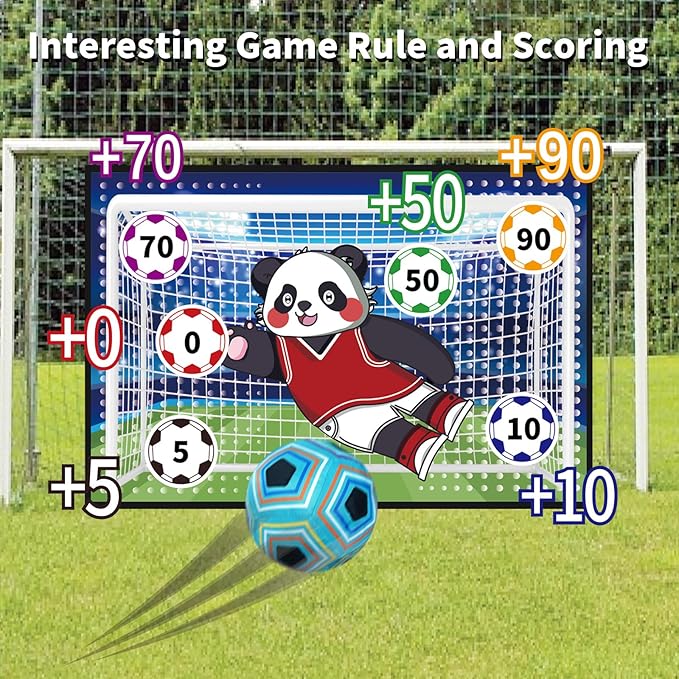 Soccer Ball Game Mat Set -Outdoor/Indoor/Backyard/Mini Soccer Toys Christmas(59 X 39.3 in)
