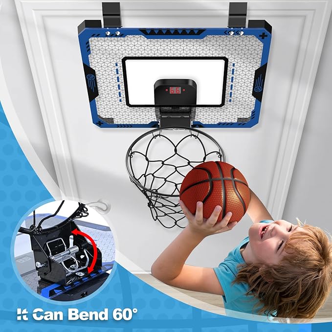 Indoor Basketball Hoop for Kids Age 5-10 3 Balls