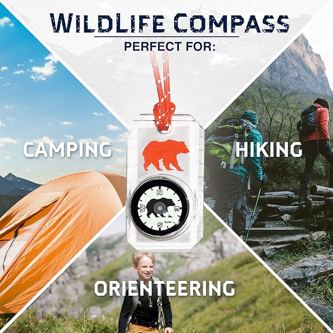 Big Discoveries Wildlife Compass for Kids - Children's