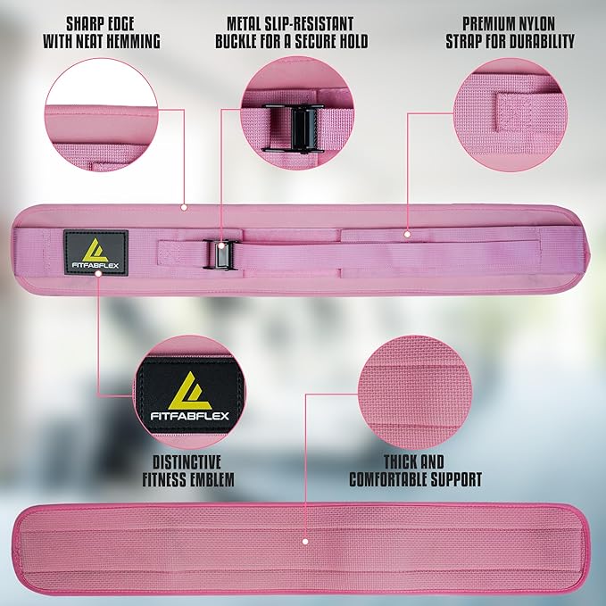 Exercise Hip Thrust Belt for Weights, Glute Workout Equipment, Adjustable Hip Thrust Belt for Dumbbells, Glute Trainer for Home Workouts with Extra Padding, Booty Builder