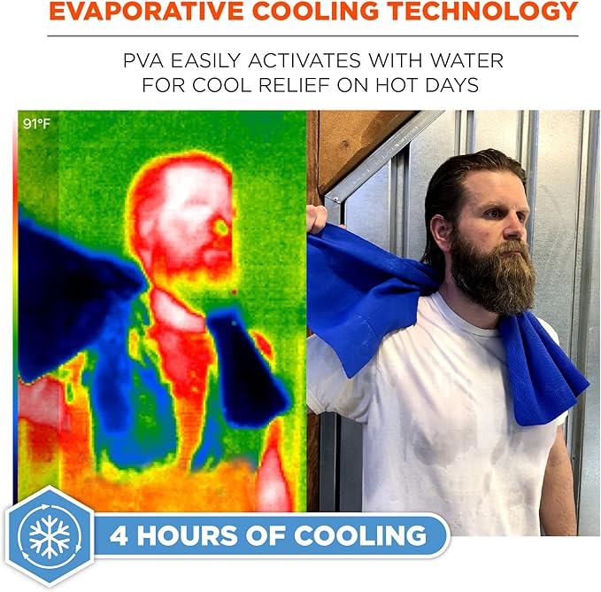 Ergodyne Chill Its 6602 Cooling Towel 29.50" x 13.00"