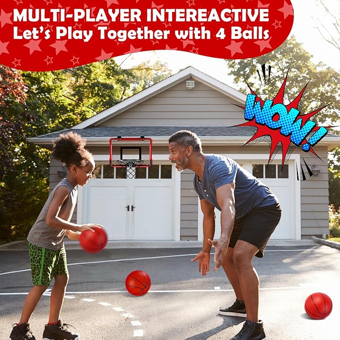 Indoor Mini Basketball Hoop for Kids and Adults