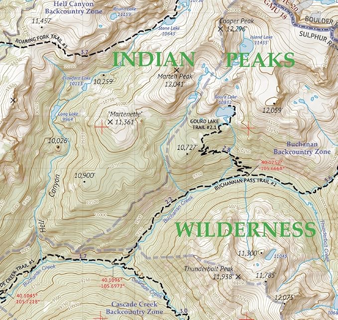 Indian Peaks - James Peak Wilderness - Colorado (2021)