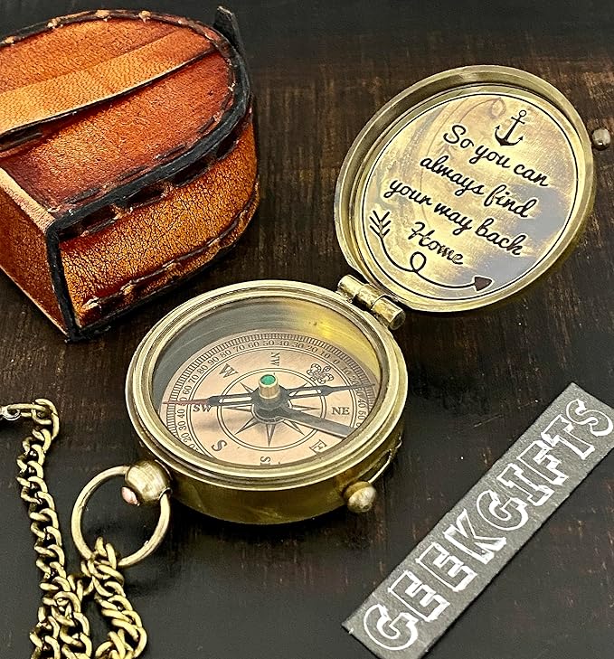 Brass Compass - So You can Always find