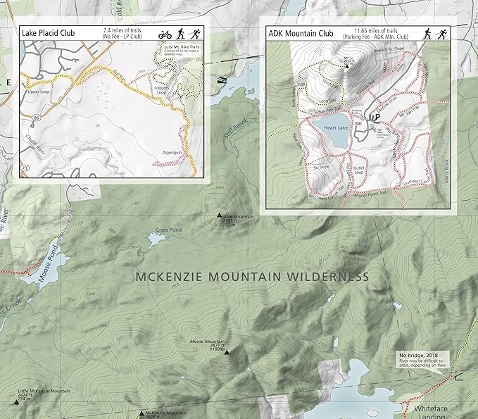 Lake Placid & Saranac Lake Winter Trails Map