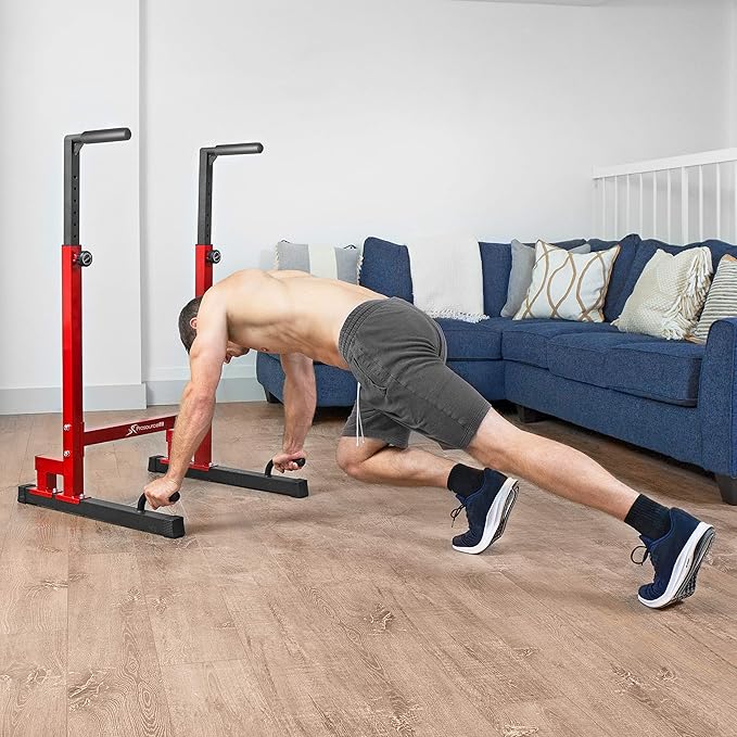 ProsourceFit Power Dip Station Adjustable Height Upper Body