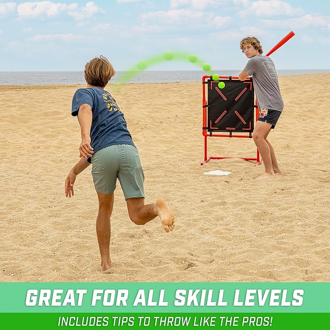 GoSports LotBall Backyard Baseball Bat and Ball Set