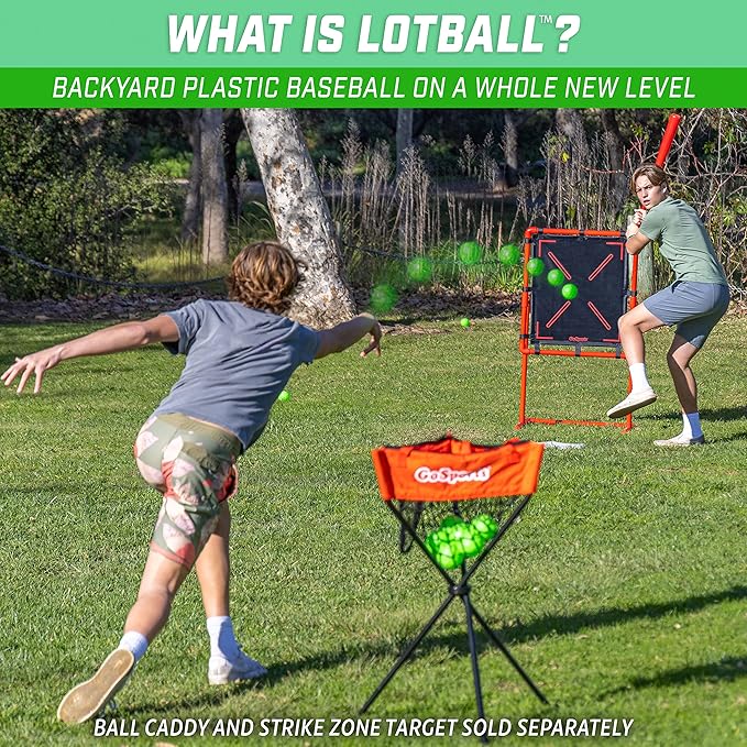 GoSports LotBall Backyard Baseball Bat and Ball Set