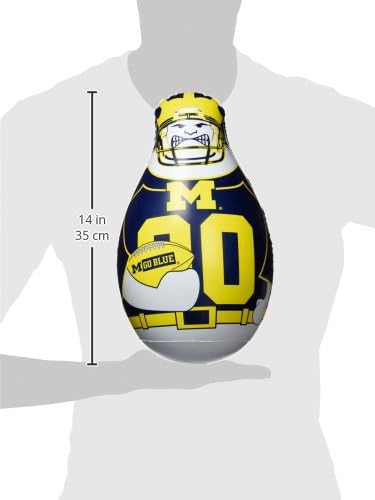 Fremont Die NCAA Alabama Crimson Tide Bop Bag Inflatable Tackle Buddy Punching Bag, Standard: 40" Tall, Team Colors