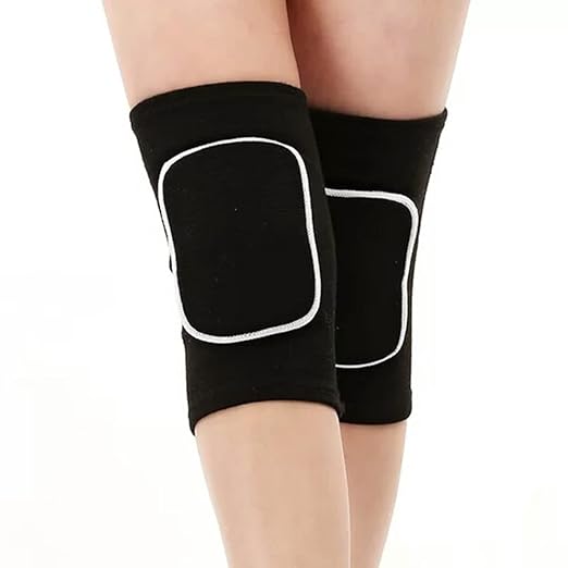 Men Women Protective Knee Pads, Anti-Slip Padded Sponge Knee Brace Knee Support for Football Volleyball Dance Skating Basketball Sports