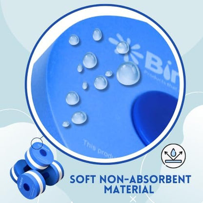 bintiva Water Weights for Pool Exercise - Water Aerobics Equipment for Aqua Fitness - Pool Weights for Water Exercise, Pool Dumbbells