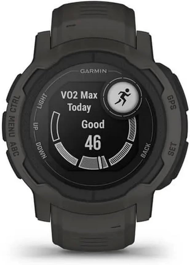 Garmin 010-02626-10 Instinct 2, Rugged Outdoor Watch with GPS, Built for All Elements, Multi-GNSS Support, Tracback Routing and More, graphite