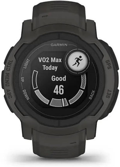 Garmin 010-02626-10 Instinct 2, Rugged Outdoor Watch with GPS, Built for All Elements, Multi-GNSS Support, Tracback Routing and More, graphite
