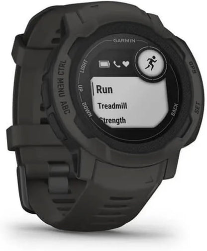 Garmin 010-02626-10 Instinct 2, Rugged Outdoor Watch with GPS, Built for All Elements, Multi-GNSS Support, Tracback Routing and More, graphite