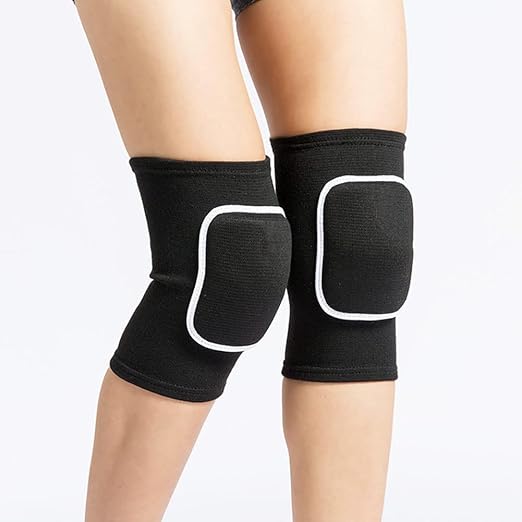 Men Women Protective Knee Pads, Anti-Slip Padded Sponge Knee Brace Knee Support for Football Volleyball Dance Skating Basketball Sports