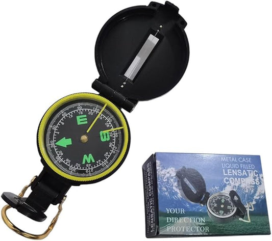 Compass, Hiking Backpacking Compass, Orienteering Camping Navigation Professional