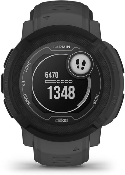 Garmin Instinct 2, dezl Edition, Rugged Trucking Smartwatch, Easy Break Planning, Compatible with the dezl OTR Navigator, Black