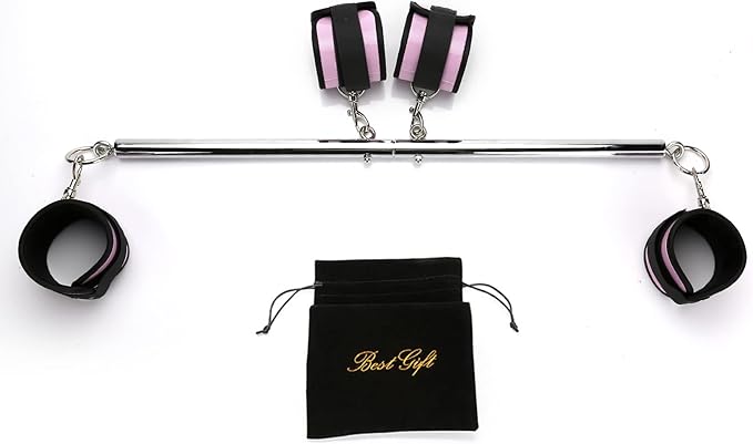 Sovyime Portable Exercise Spreader Bar with 4pcs Adjustable Straps