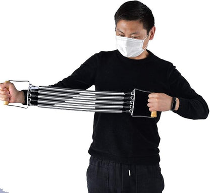 Chest Expander,Removable Spring Chest Expander Portable Household Exercise