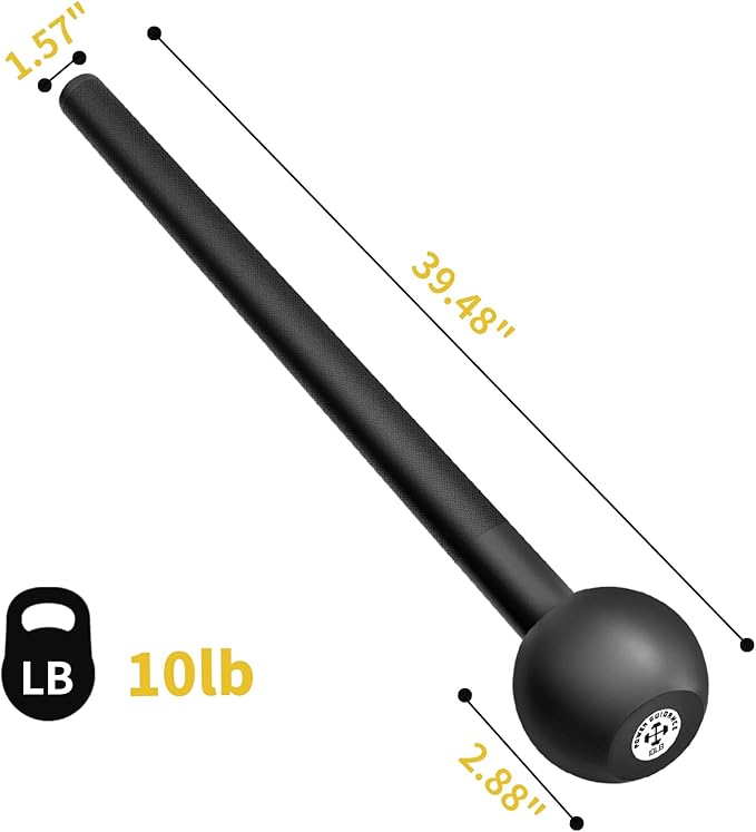 POWER GUIDANCE Steel Mace Macebell Cast Iron Training (7lb to 25lb)