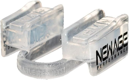 New Age Performance 6DS Weightlifting Mouthpiece, Increase Strength & Reps for Lifting, Powerlifting, Strongmen, Bodybuilding, Calisthenics, Workout Accessory, Fitness Gear (Clear)