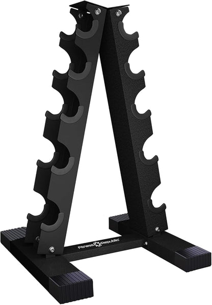 Neoprene Dumbbells Weight Storage Rack - 2.0 MM Thick Steel Weight Organizer - Ideal Choice for Home Gym - Easy to Assemble and Store